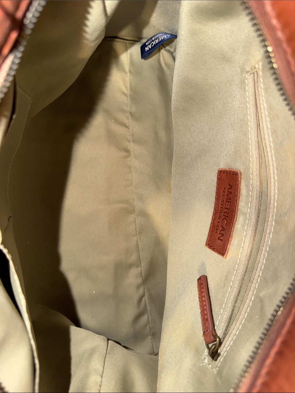 American Leather Co. Leather Tote Bag in Brown - Picture 11 of 15